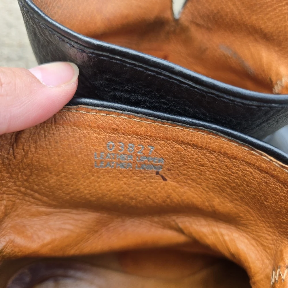 Madewell Black Leather Boots - Size 6 - Picture 5 of 7